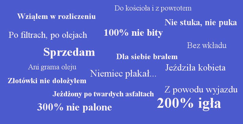 Jak czytać ogłoszenia sprzedaży używanych aut?