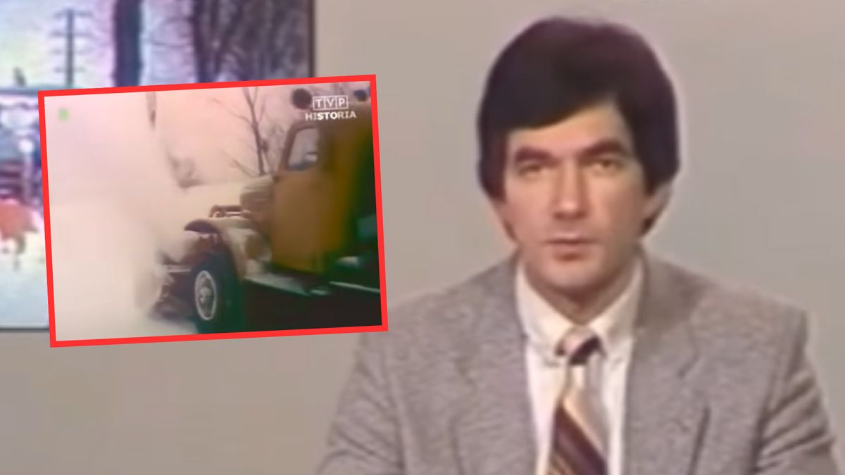 Na archiwalnym nagraniu widać warunki panujące w Polsce w 1987 roku  