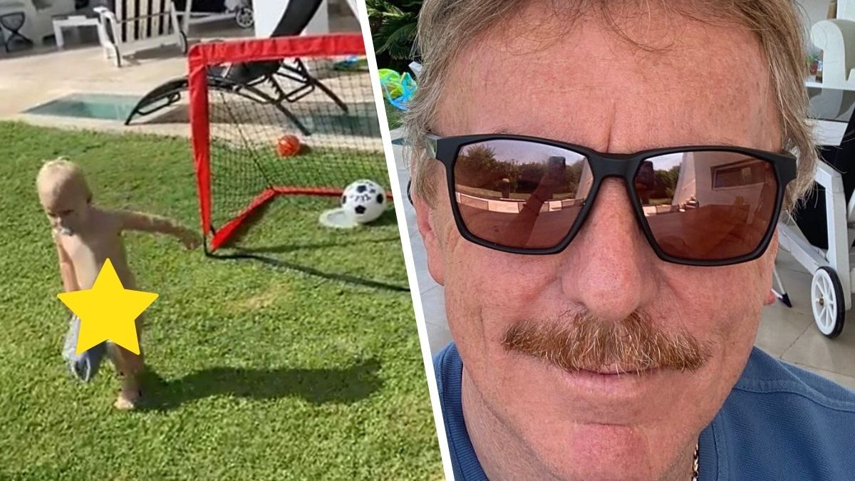 Zbigniew Boniek wrzuca wideo z nagim wnukiem