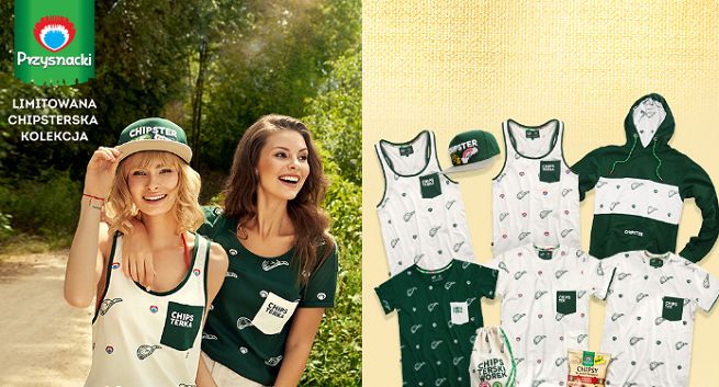 Ubrania dla chipsterów promują chipsy Przysnacki