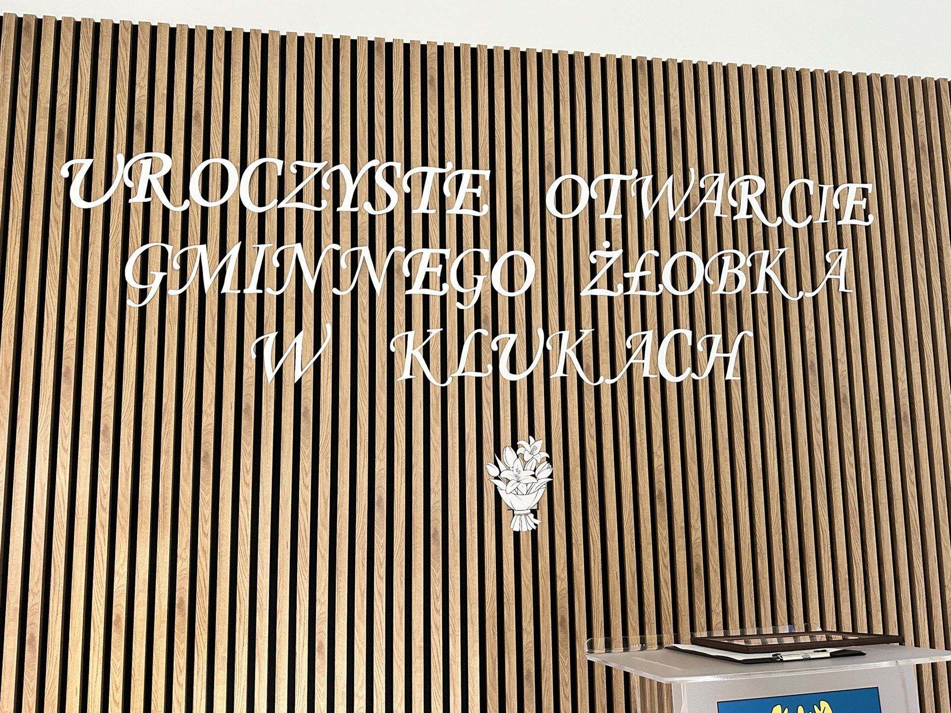 Uroczyste otwarcie Gminnego Żłobka w Klukach