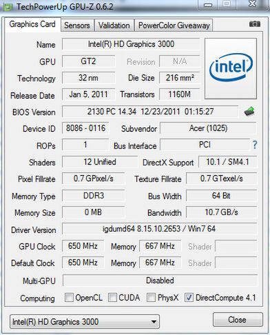 Acer Aspire V3-571 - test multimedialnej piętnastki 14