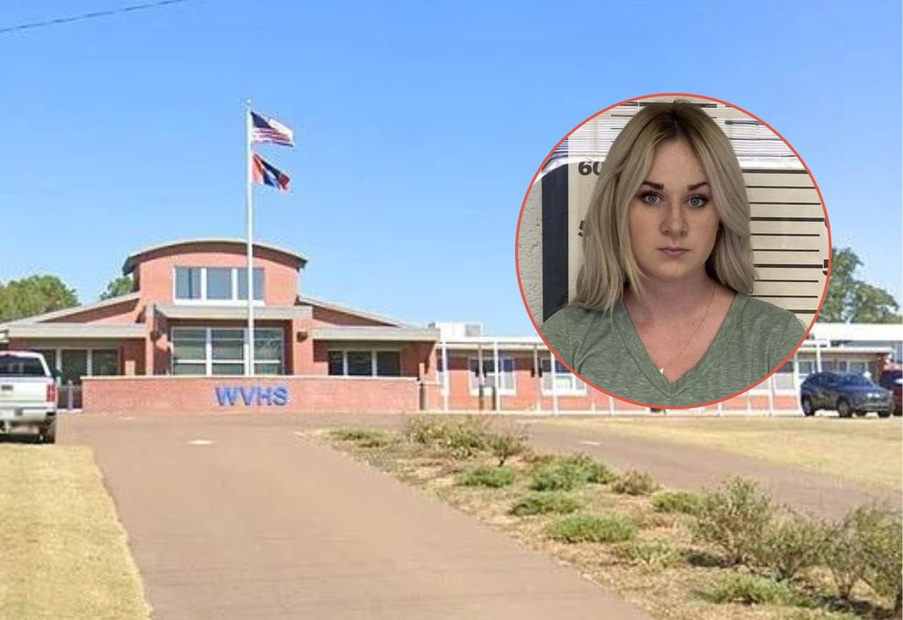 The teacher was sending inappropriate pictures to a student. She faced charges.