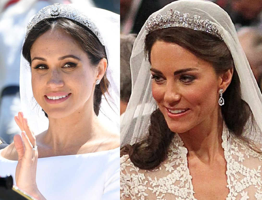 Księżne Kate i Meghan mogą nosić tiary, a kuzynki Harry'ego i Williama już nie. Powód jest prosty