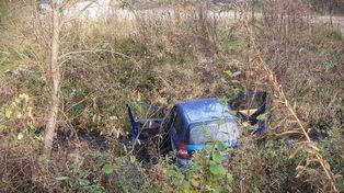 Korytów: Pościg zakończony w rzece. Za kierownicą pijany 21-latek