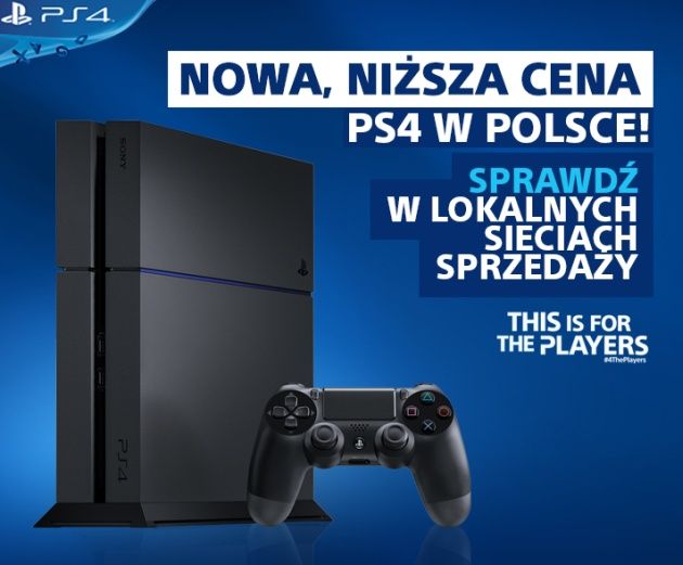 PlayStation 4 niższa cena
