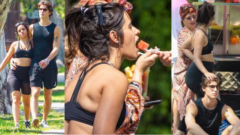 Shawn Mendes karmi Camilę Cabello owocami po wspólnym treningu