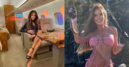 U Moniki Ordowskiej bez zmian: podróżuje prywatnym odrzutowcem, łowi ryby w kusym bikini i chwali się drogimi torebkami... (ZDJĘCIA)