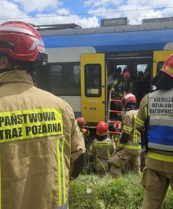 Pożar lokomotywy w Tychach. Ewakuowano prawie 200 osób