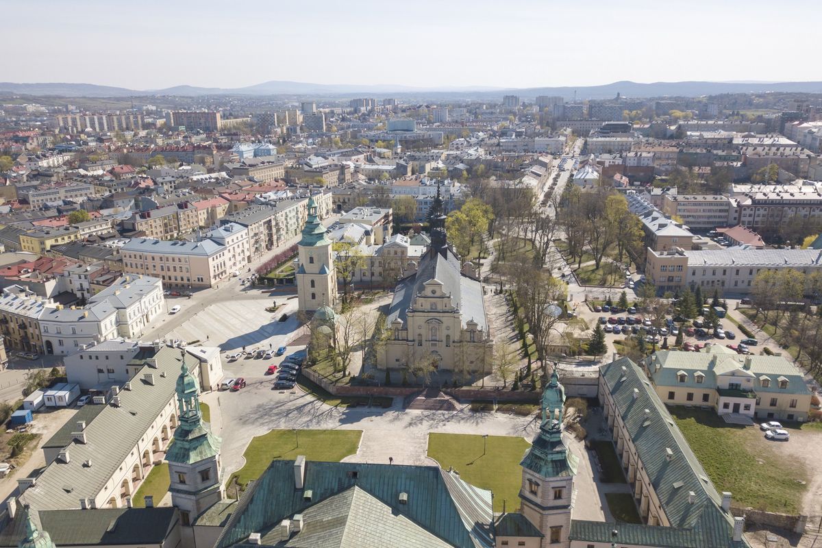 Panorama Kielc 