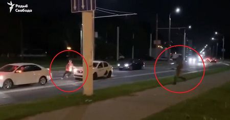 Milicja goniła Białorusina. Pomoc nadeszła z niespodziewanej strony. Nagranie
