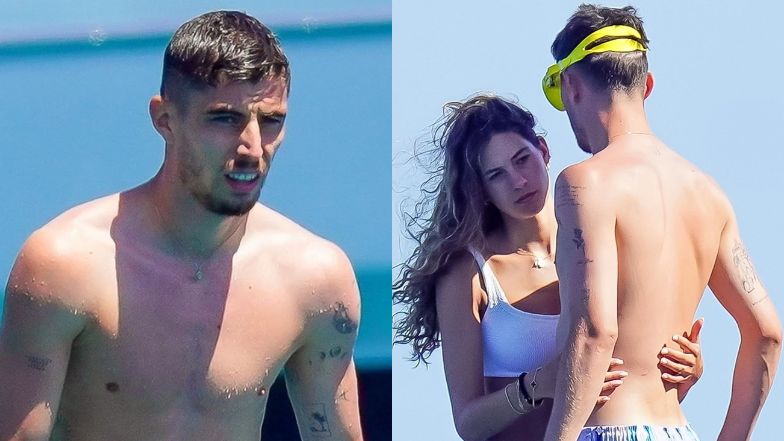 Niemiecki piłkarz odreagowuje odpadnięcie z Euro na jachcie u boku narzeczonej (ZDJĘCIA)