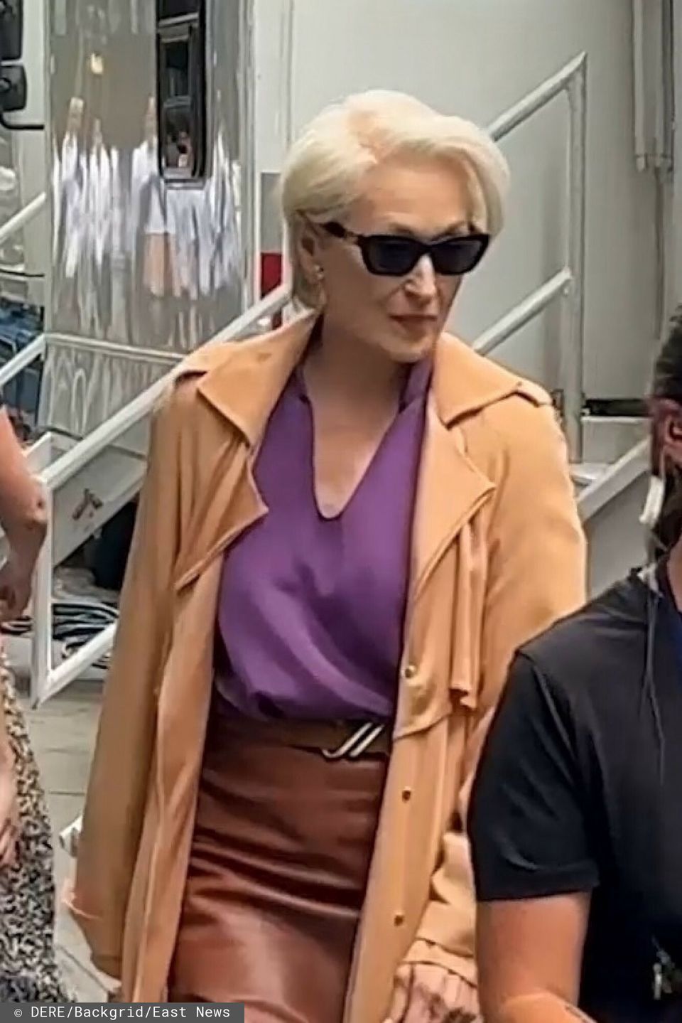 Meryl Streep na planie "Diabeł ubiera się u Prady 2"