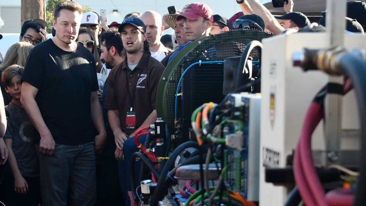 Na zdjęciu Elon Musk