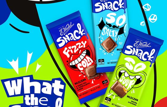 Wedel reklamuje czekolady Snack
