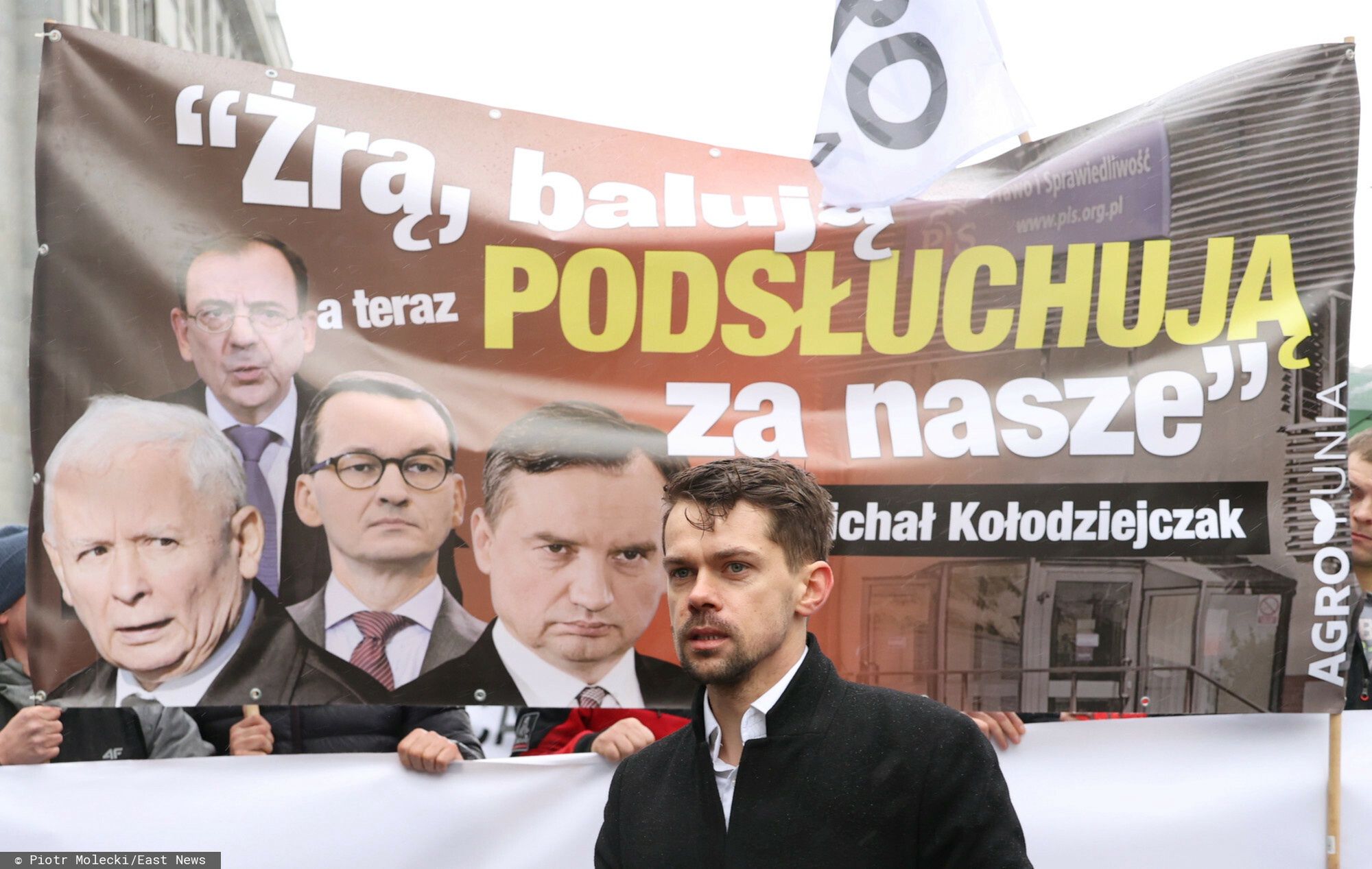 Protest Agrounii w Warszawie