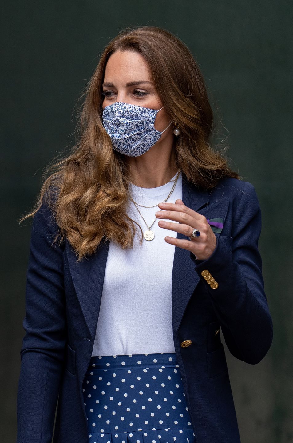 Kate Middleton na kortach Wimbledonu 2021