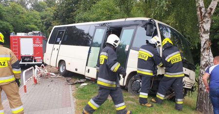 Wypadek z autobusem rejsowym