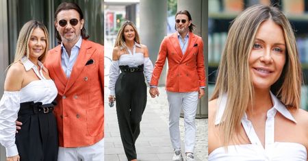 Małgorzata Rozenek OBNAŻA RAMIONA w modnej (?) koszuli. Udany look? (ZDJĘCIA)