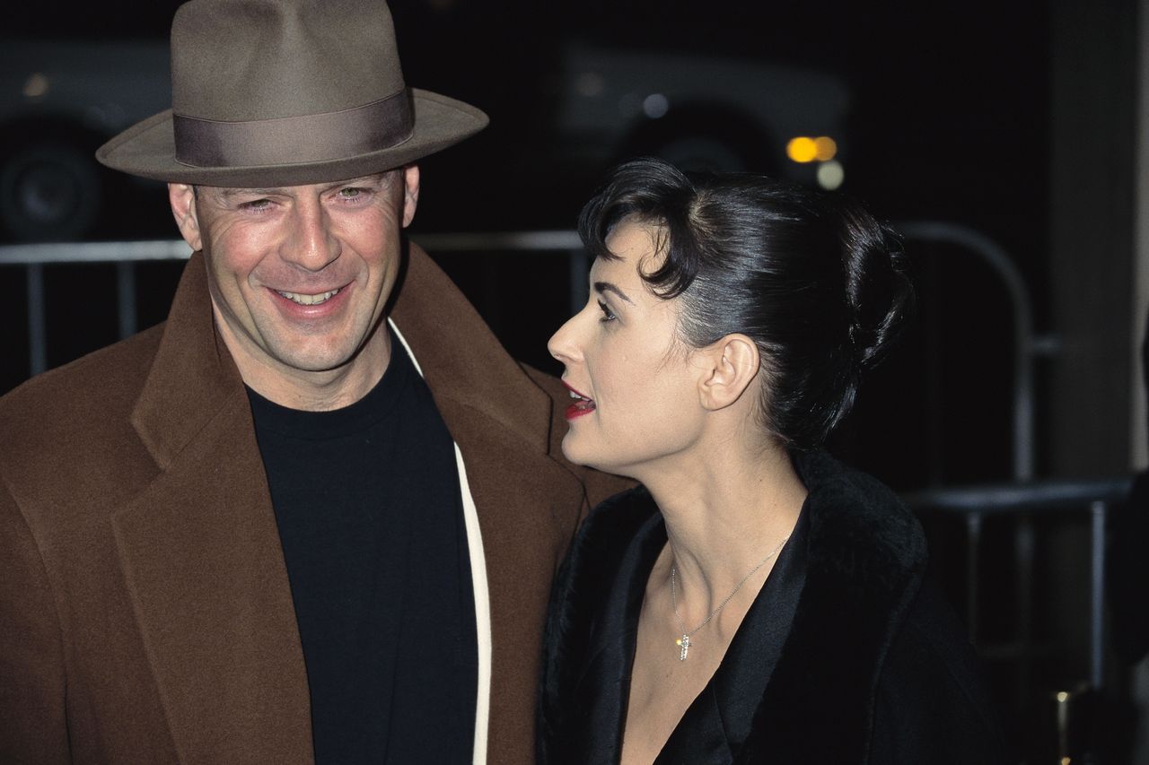 Bruce Willis and Demi Moore