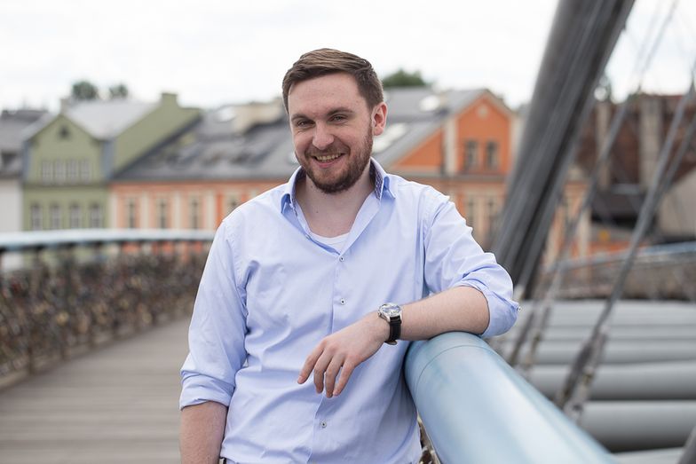 Michał Borkowski, jeden z trzech twórców i w tej chwili główny zarządzający Brainly