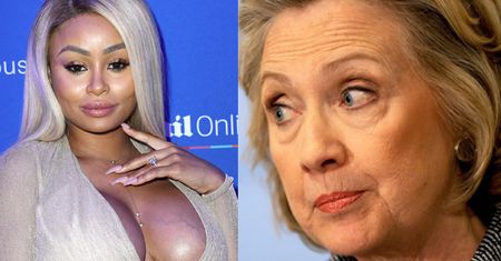 Blac Chyna chce urodzić córkę, gdy... Hillary Clinton zostanie ogłoszona prezydentem!