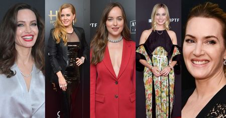 Gwiazdy kina na gali w Hollywood: Jolie, Winslet, Adams, Robbie, Johnson... (ZDJĘCIA)