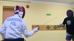 Polski szermierz walczy o igrzyska i marzenia