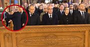 Pogrzeb Łukasza Litewki. Tusk i Nawrocki usiedli w jednej ławce