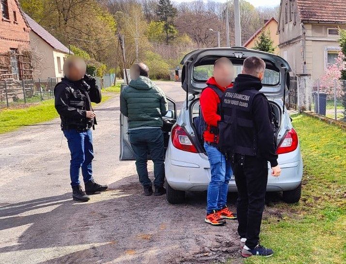 Zatrzymanie grupy Syryjczyków na granicy polsko-niemieckiej