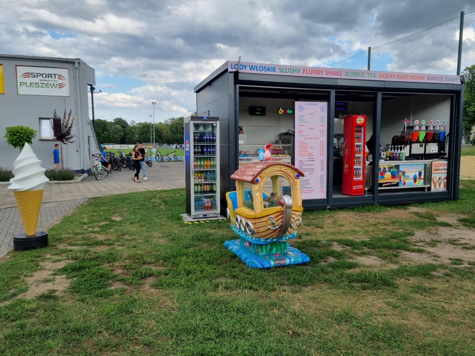 Nowa miejscówka na stadionie miejskim w Pleszewie
