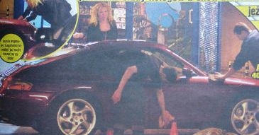 Liszowska też jeździ Porsche!