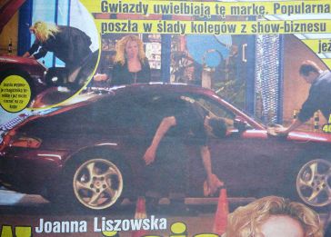 Liszowska też jeździ Porsche!