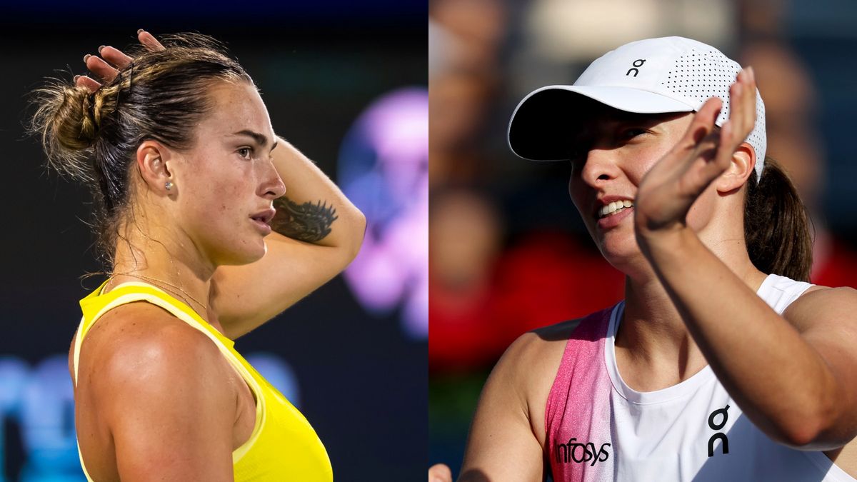 Getty Images / Na zdjęciu: Aryna Sabalenka i Iga Świątek