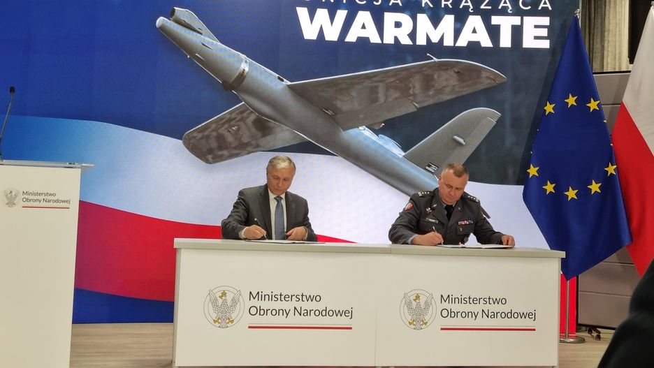 Podpisanie umowy ramowej na tysiące dronów Warmate-3. 