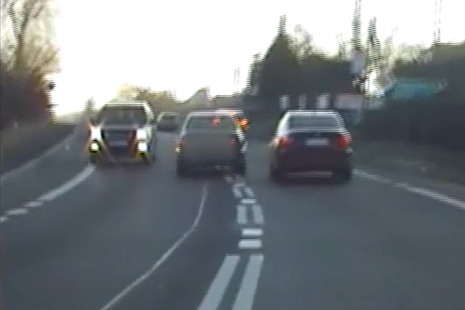 Uciekał policji. Jest nagranie