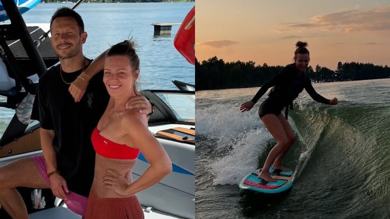 Boczarska i Banasiuk wypoczywają na Mazurach