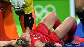Rio 2016: dramatyczne sceny na boisku. Brytyjska zawodniczka zalała się krwią