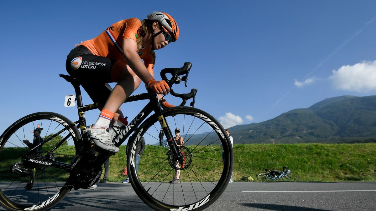 PAP/EPA / CHRISTIAN BRUNA / Na zdjęciu: Anna van der Breggen 