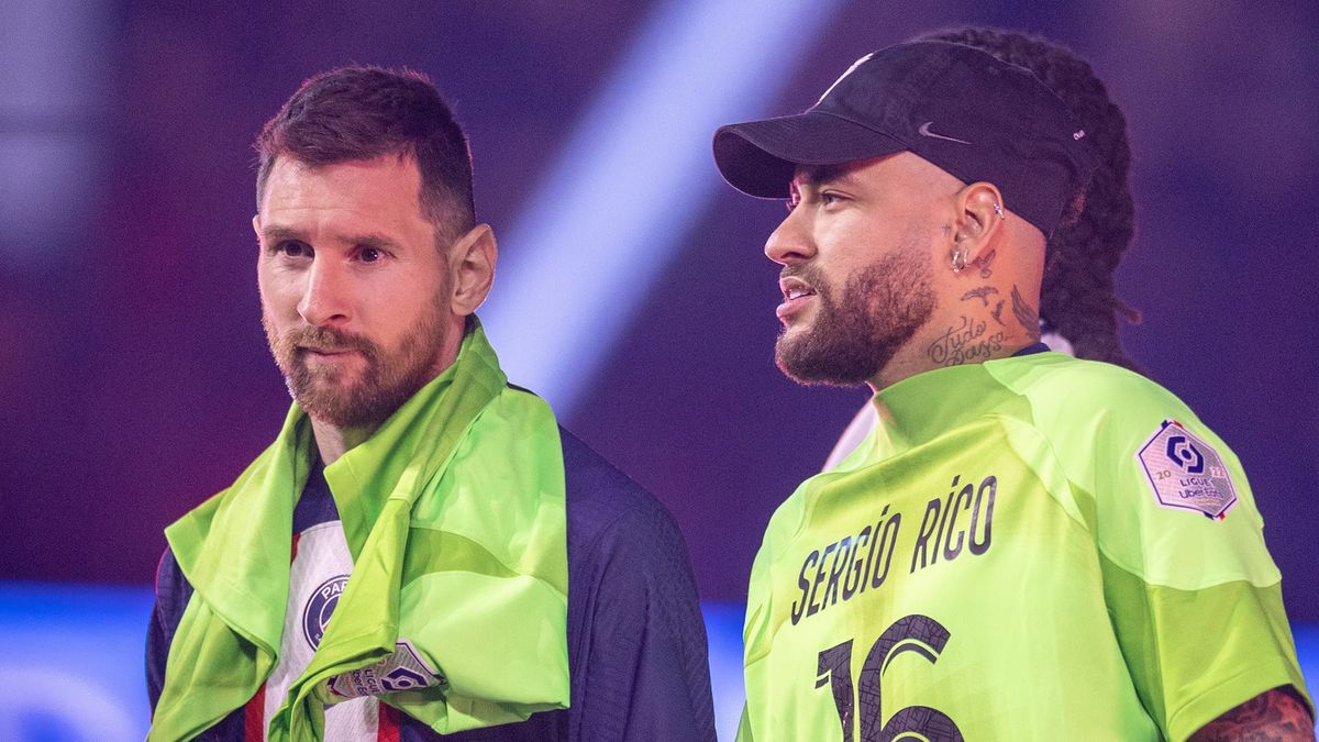 Lionel Messi (z lewej) i Neymar