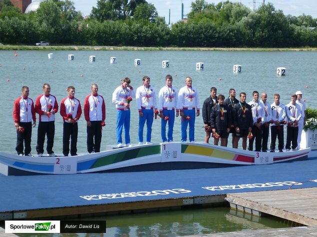 Srebrna czwórka: Rafał Rosolski, Paweł Florczak, Martin Brzeziński i Bartosz Stabno