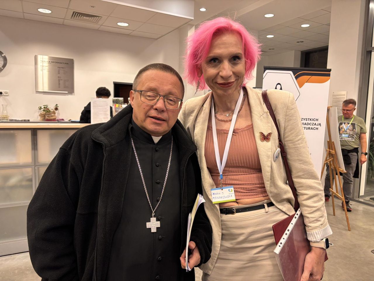 Transpłciowa filozofka spotkała się z kardynałem Rysiem. Wręczyła mu list
