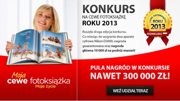 Stwórz CEWE Fotoksiążkę - wygraj podróż marzeń i Nikona D3000 1