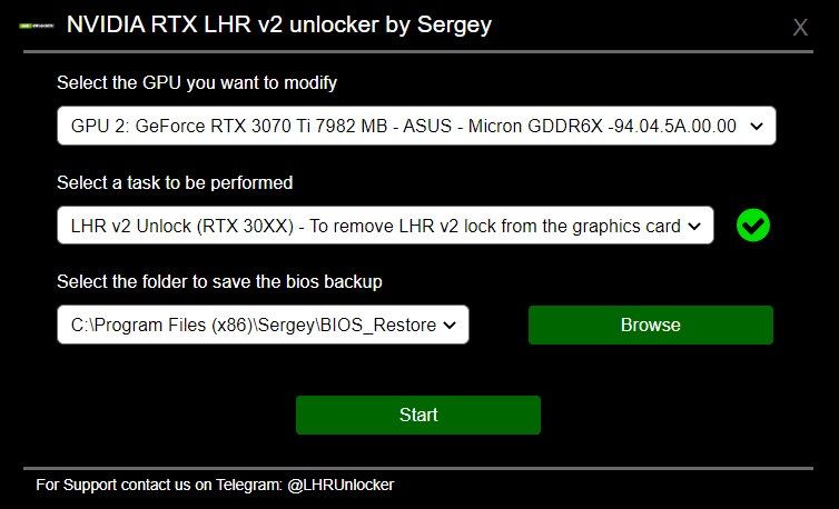 Nvidia RTX LHR v2 Unlocker