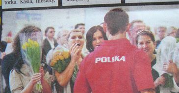 Kasia kocha na łamach "Faktu"