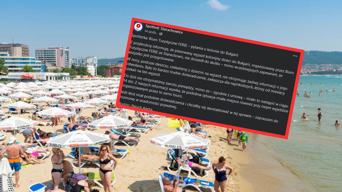 Kolonia w Bułgarii odwołana. Biuro tłumaczy