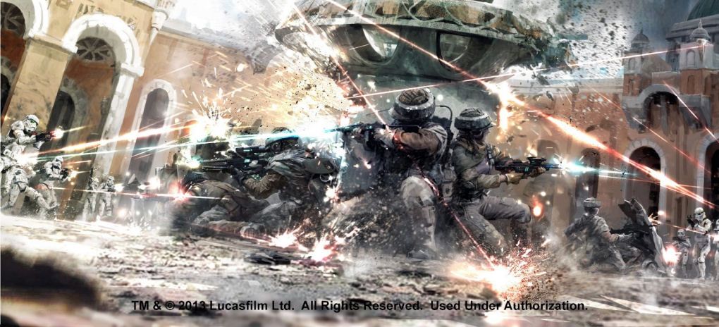 Szkic ze Star Wars: First Assault (źródło: LucasArts)