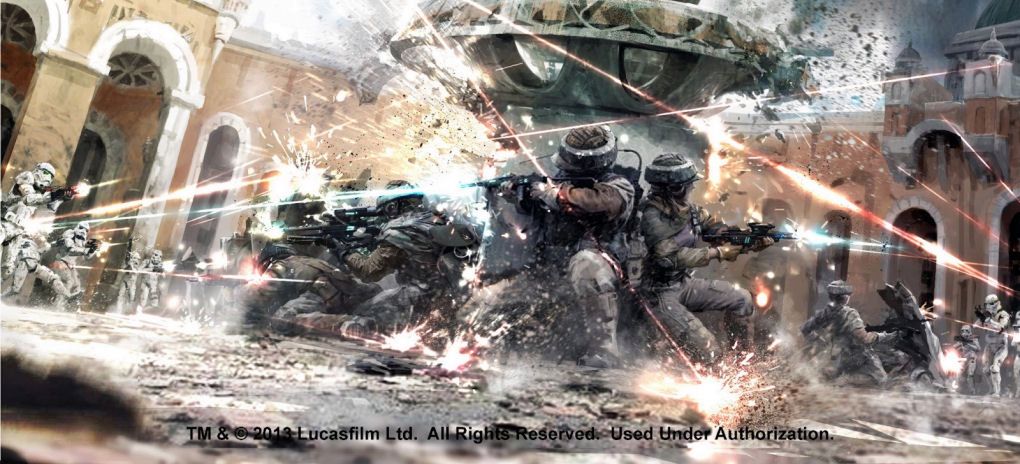 Szkic ze Star Wars: First Assault (źródło: LucasArts)