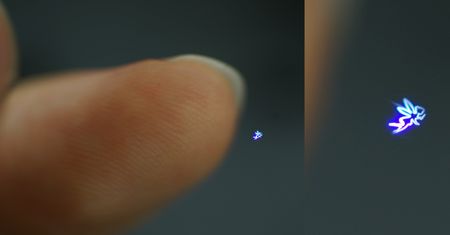 Laserowe wróżki. Japończycy stworzyli prawdziwe dotykalne hologramy