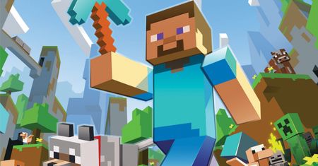 Minecraft na Xboksie 360 z płatnym DLC podmieniającym tekstury